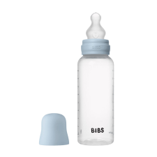 Bibs cumisüvegszett 270 ml - szilikon cumifejjel - pasztellkék cumisüveg