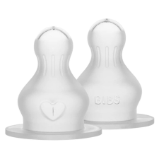 BIBS etetõcumi szilikon közepes folyású 2db cumi