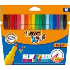 Bic Filctoll Bic Kids Visa 880 18 Darabos (KID-888681) filctoll, marker