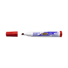 Bic Flipchart- és táblamarker, 1,1-5,6 mm, vágott, bic &quot;velleda ecolutions&quot;, piros filctoll, marker