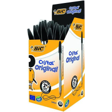 Bic Golyóstoll, 0,32 mm, kupakos, BIC "Cristal Original", fekete toll