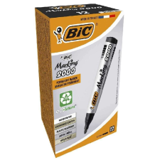 Bic Marker permanent 2000 filc, 12 db, Fekete filctoll, marker