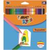 Bic Színes ceruza BIC Kids Tropicolors hatszögletű 24 db/készlet