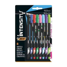 Bic Tűfilc, 0,4 mm, BIC "Intensity", 8 különböző szín filctoll, marker