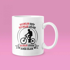  Biciklis szív biciklis lélek biciklis leszek amíg élek (v2) bögre bögrék, csészék