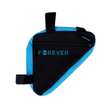  Biciklis tartó: Forever FB-100 - Univerzális, cseppálló biciklivázra szerelhető, fekete/kék telef... kerékpáros táska