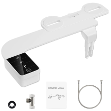  Bidé tartozék, állítható nyomás, kettős fúvókás tisztítás, FEHÉR takarító és háztartási eszköz