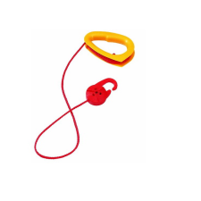 BIG Bobby Autóhoz vontatókábel - Piros/sárga (800001265) lábbal hajtható járgány