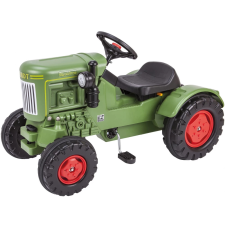 BIG Fendt Traktor munkagép járgány - Zöld lábbal hajtható járgány