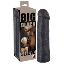  BIG - hosszabbító, vastagító köpeny (fekete) péniszköpeny