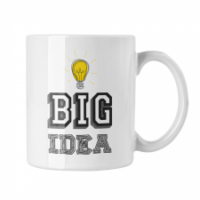  Big idea - Fehér Bögre bögrék, csészék