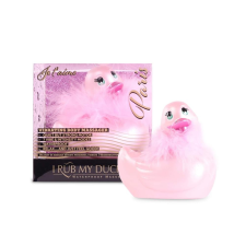 Big Teaze Toys My Duckie Paris 2.0 - játékos kacsa vízálló csiklóvibrátor (pink) vibrátorok