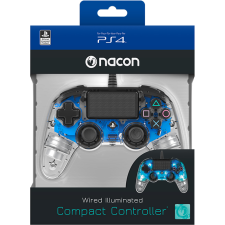Bigben Interactive Nacon Wired Compact Playstation 4 Vezetékes Controller - Halványkék videójáték kiegészítő