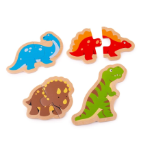 Bigjigs fa dinoszauruszos puzzle puzzle, kirakós