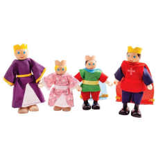 Bigjigs fa Királyi család figurák játékfigura