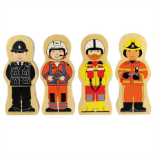 Bigjigs fa mágneses puzzle - foglalkozások puzzle, kirakós