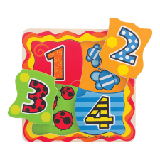 Bigjigs fa puzzle Az első számolós kirakóm kreatív és készségfejlesztő
