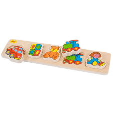 Bigjigs fa puzzle játékok 5 db puzzle, kirakós