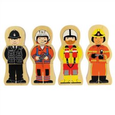Bigjigs fa puzzle Szakmák 12 db puzzle, kirakós