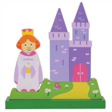  Bigjigs mágneses függőleges puzzle kastély puzzle, kirakós