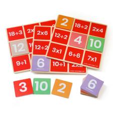 Bigjigs matematikai játék Bingo szorzás és osztás társasjáték