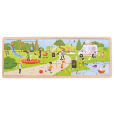 Bigjigs puzzle A parkban 24 db puzzle, kirakós