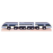 Bigjigs Rail fa Express Eurostar E320 vonat készlet kreatív és készségfejlesztő