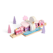 Bigjigs Rail fa hattyús alagút kreatív és készségfejlesztő