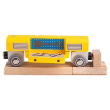 Bigjigs Rail Fa mobil műhely kreatív és készségfejlesztő