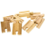 Bigjigs Toys Bigjigs Egyenes sín 8 db