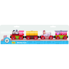 Bigjigs Toys Fermei Vesele Vonat kisvasút