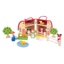 Bigjigs Toys Mini állatfarm babaház