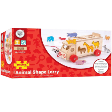 Bigjigs Toys Válogató játék - Pet Truck formabedobó