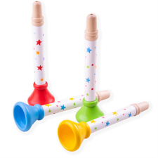 Bigjigs Trombita csillagokkal 1 db sárga játékhangszer