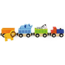 Bigjigs Vonatkészlet Kiegészítő - Szafari (V50822) kisvasút