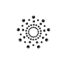 Bijoux Indiscrets Csillogó gyémántok bimbómatrica (fekete) matrica
