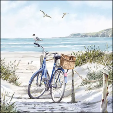  Bike at the Beach papírszalvéta 33x33cm, 20db-os konyhai eszköz