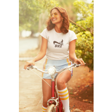 Bike fehér póló ajándéktárgy