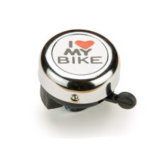 BikeFun Csengő BIKEFUN I love ezüst - NH-B610SPE kerékpáros kerékpár és kerékpáros felszerelés