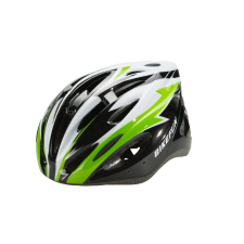 BikeFun Fejvédő sisak sisak BIKEFUN COBBER fekete/zöld - HB25-BG kerékpáros kerékpáros sisak