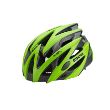 BikeFun Fejvédő sisak sisak BIKEFUN EDGE M zöld/karbon 55-58 cm kerékpáros kerékpáros sisak
