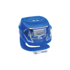 BikeFun Pixie elemes hátsó szilikonos villogó lámpa, 2 LED, kék kerékpár lámpa