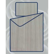 Billerbeck Bianka 4 részes pamut-szatén ágyneműhuzat, Capuccino/Grey Stripe (609) lakástextília