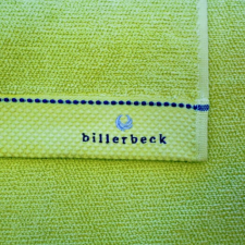 Billerbeck rizskötésű törölköző, Limetta zöld, 30x50 cm (2 db) lakástextília