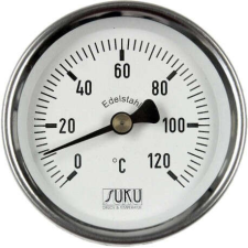  Bimetál hőmérő 63/0°+120°C 75mm borászati kellék