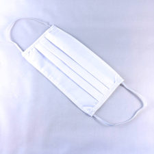 Bindu Textil, mosható, 2 rétegű szájmaszk - Fehér védőmaszk