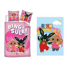 Bing gyerek ágyneműhuzat és polár takaró szett (Sula) lakástextília