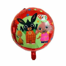 Bing nyuszi és barátai fólia lufi-45cm party kellék
