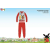 Bing Téli pamut interlock gyerek pizsama - Bing nyuszi - piros - 116