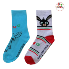 Bing zokni szett/2db Bing nyuszi kék szürke Ökotermék 31-34 gyerek zokni